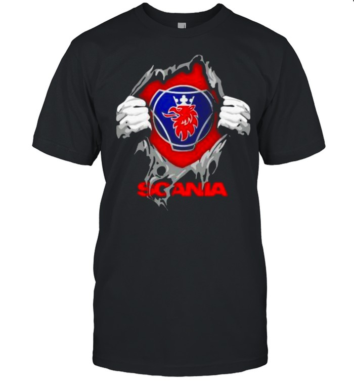 Superhero With Logo Scania Shirt
