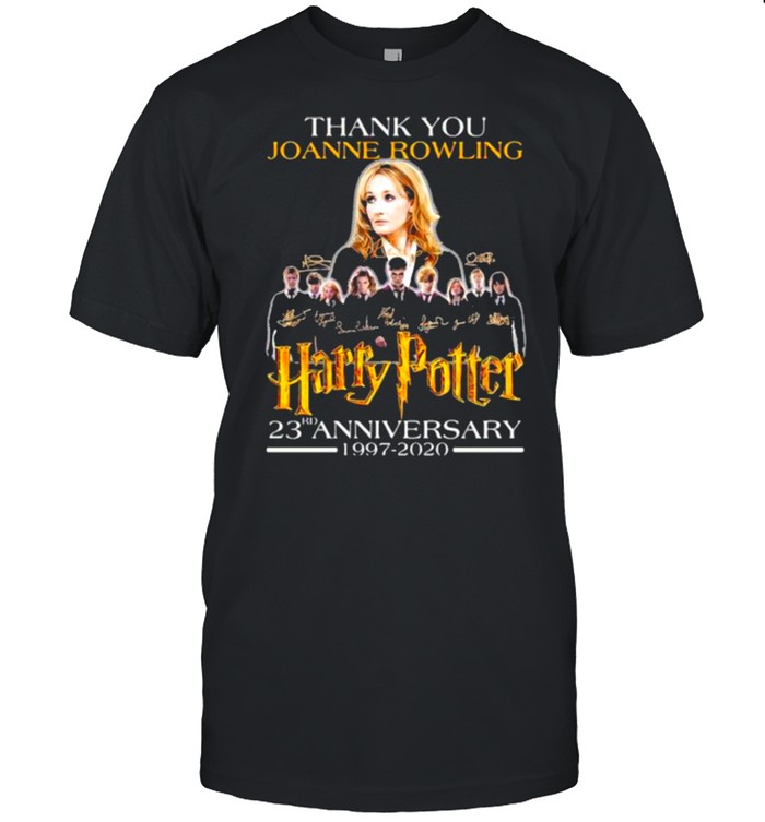 Thank You Joanne Rowling Harry Potter 23rd Anniversary 1997 2020 Signature Shirt
