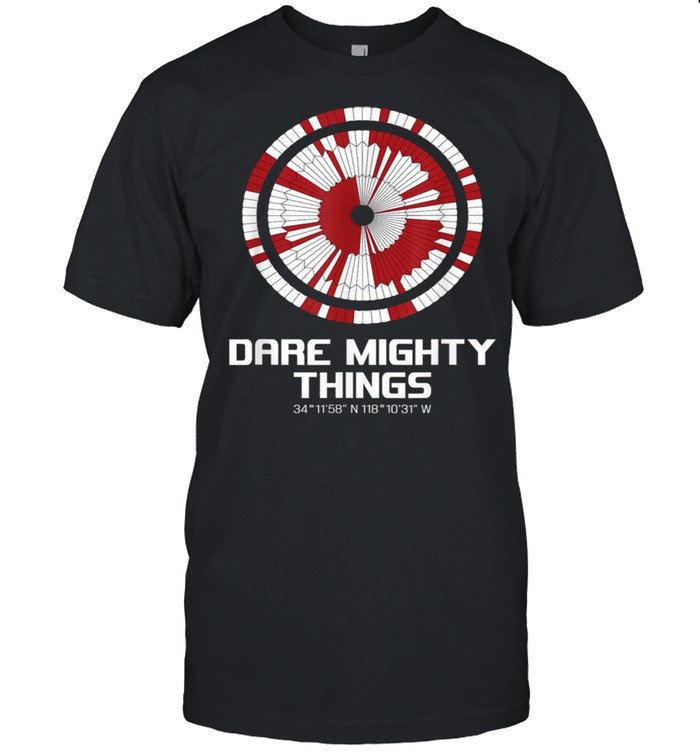 Dare Mighty Things Perseverance Mars Rover Hidden Code shirt