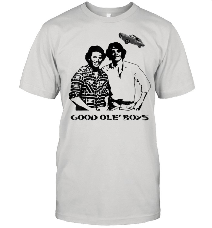 Good Ole Boys Black and White Dukes Of Hazzard Cars Vaporware For Fans Shirt