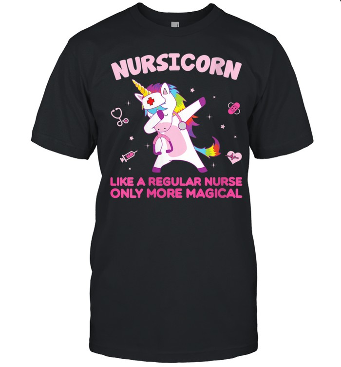 Womens Magical Nurse Unicorn Nursing RN Nurse shirt