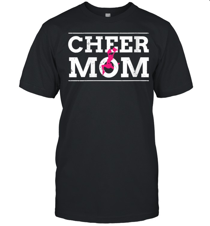 Womens mother Cheerleading from Cheerleader Daughter Cheer mom shirt