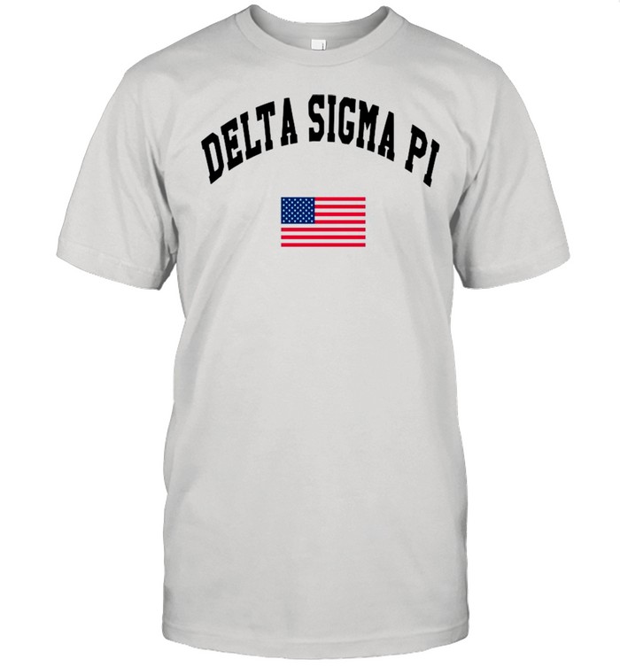 Delta Sigma Pi American Flag shirt