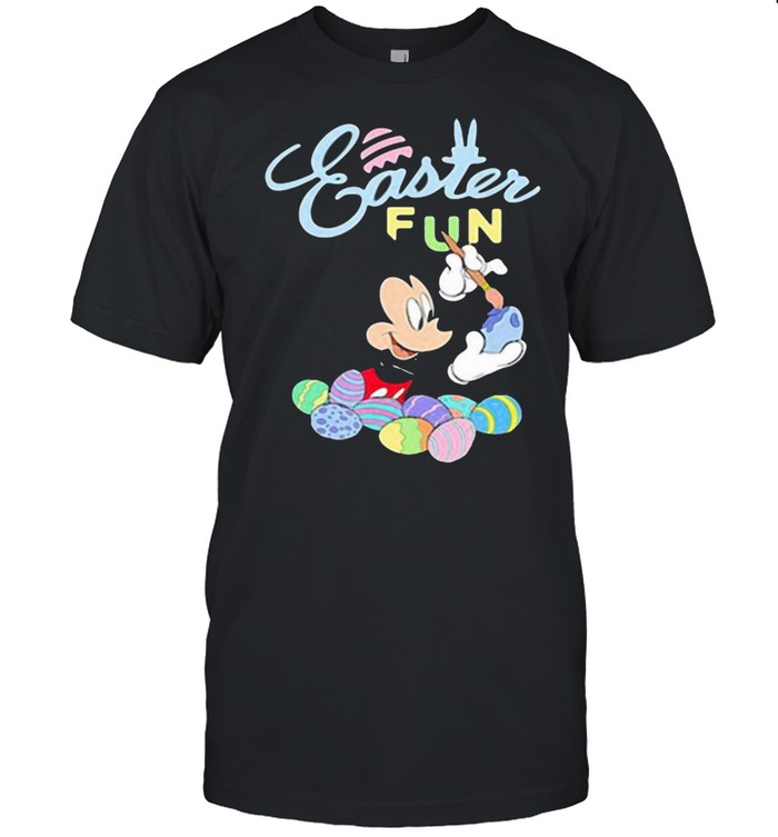 Easter Fun Mickey Paint Egg Shirt