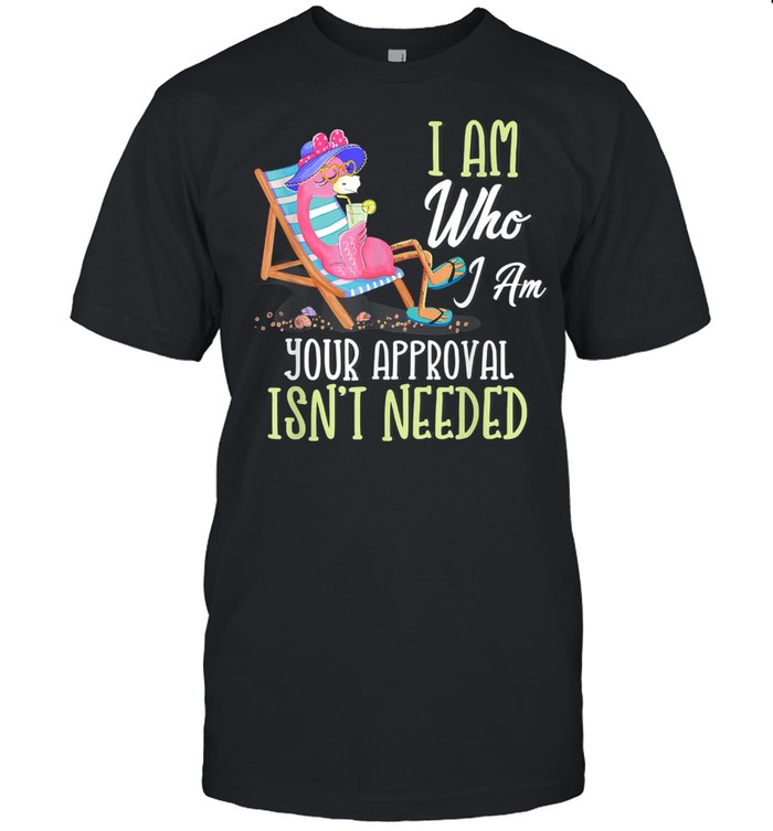 I am and Your Approval Isn’t Needed Funny Flamingo Shirt