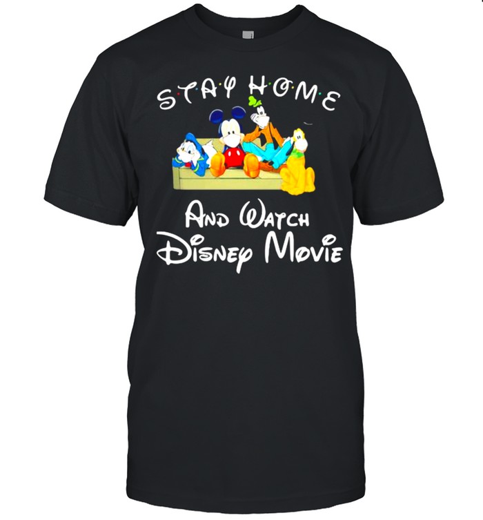 Stay Home And Watch Disney Wear Mask Shirt