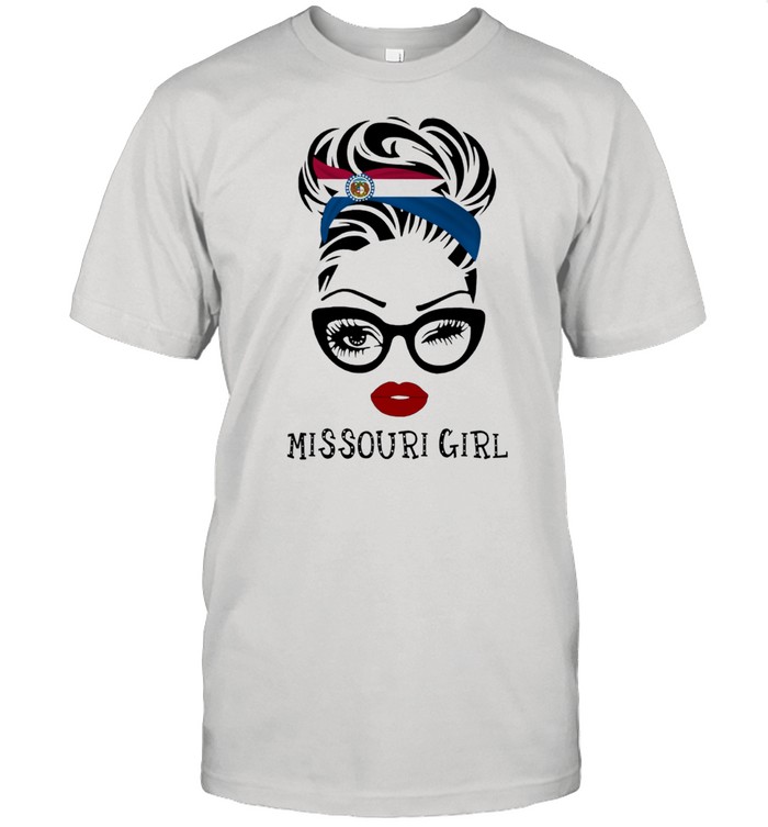 Wink eyes missouri girl shirt