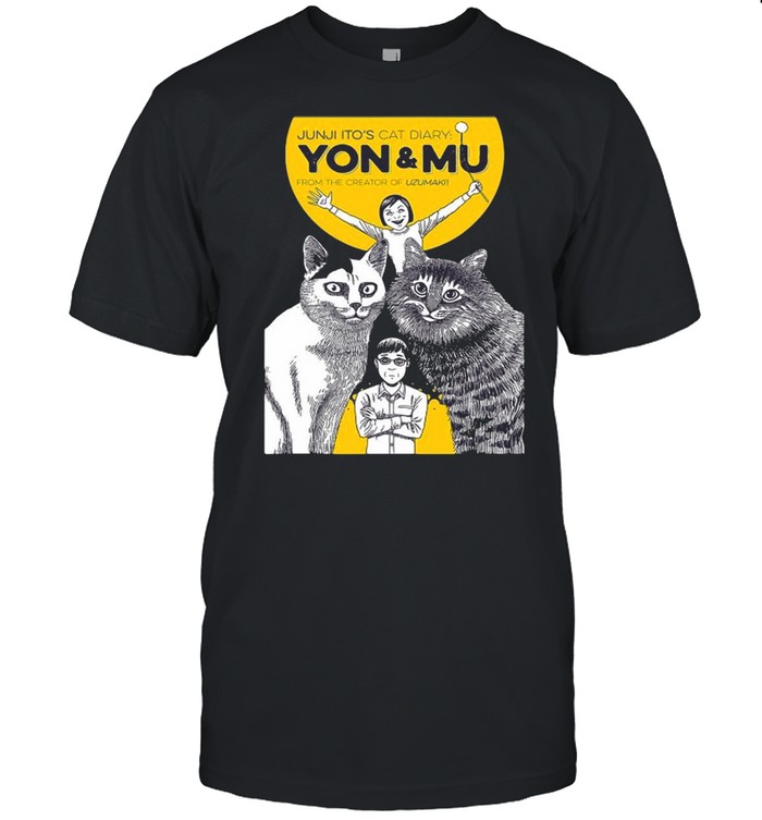Junji Ito’s Cat Diary Yon And Mu English Cover T-shirt