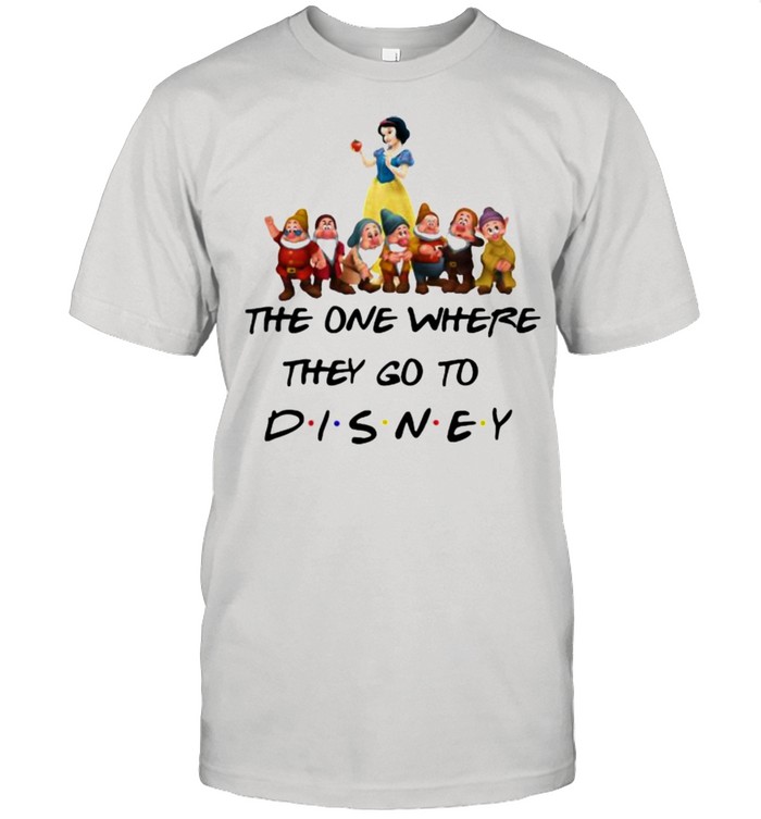 The One Where They Go To Disney Snow White And 7D Movie Shirt