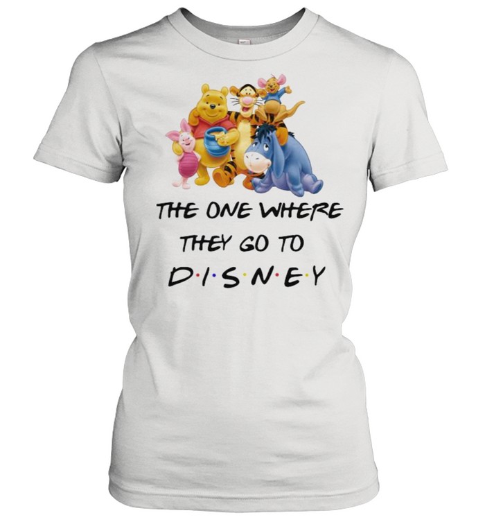The One Where They Go To Disney Winnie The Pooh Movie  Classic Women's T-shirt