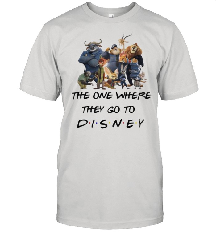 The One Where They Go To Disney Zootopia Movie  Classic Men's T-shirt