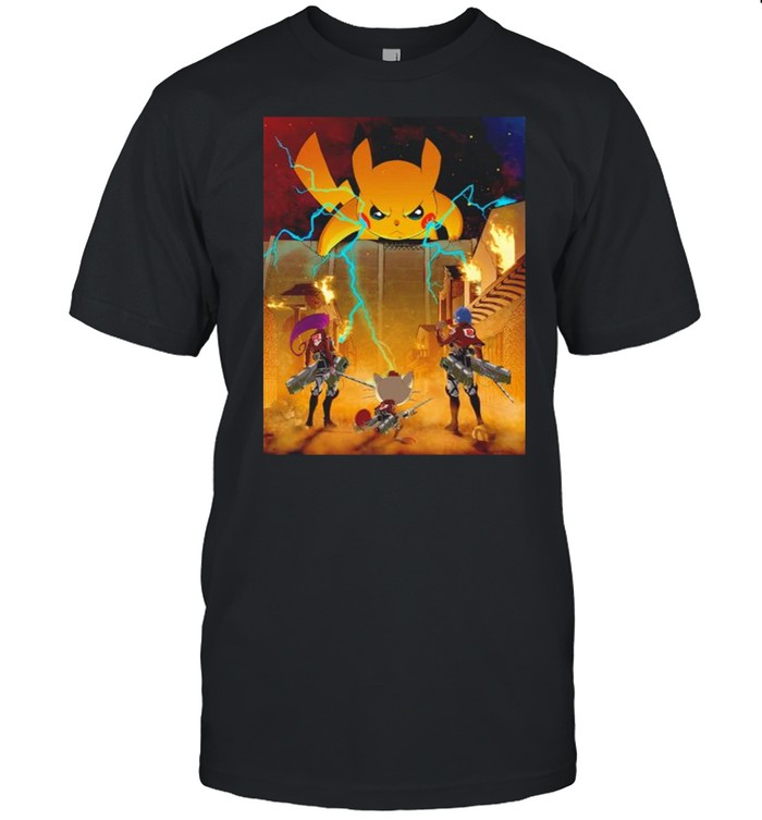 Attack on Pikachu shirt