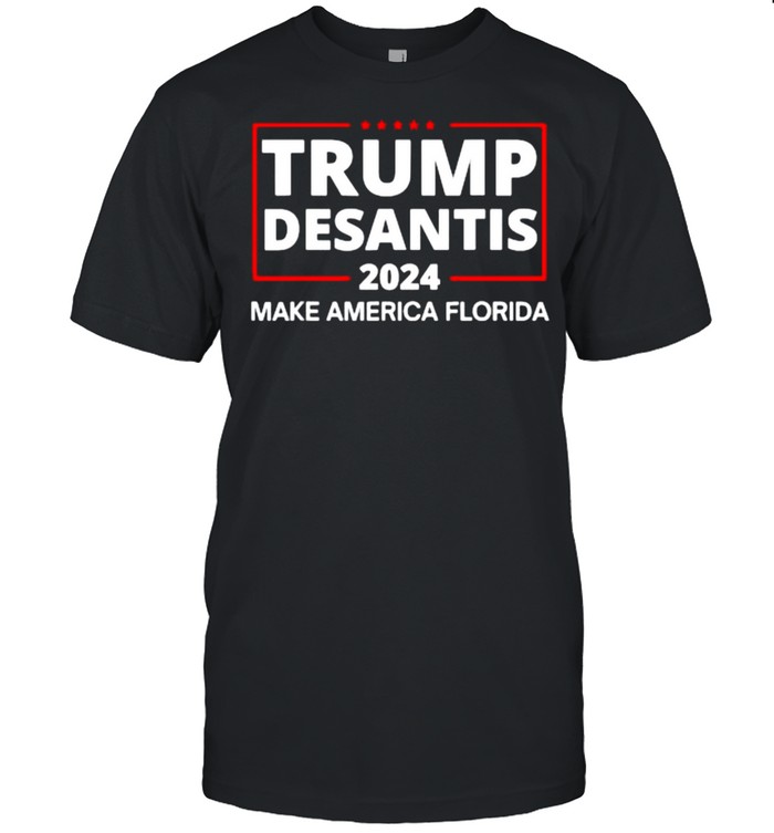 Trump Desantis 2024 Make America Florida Republican Election Shirt