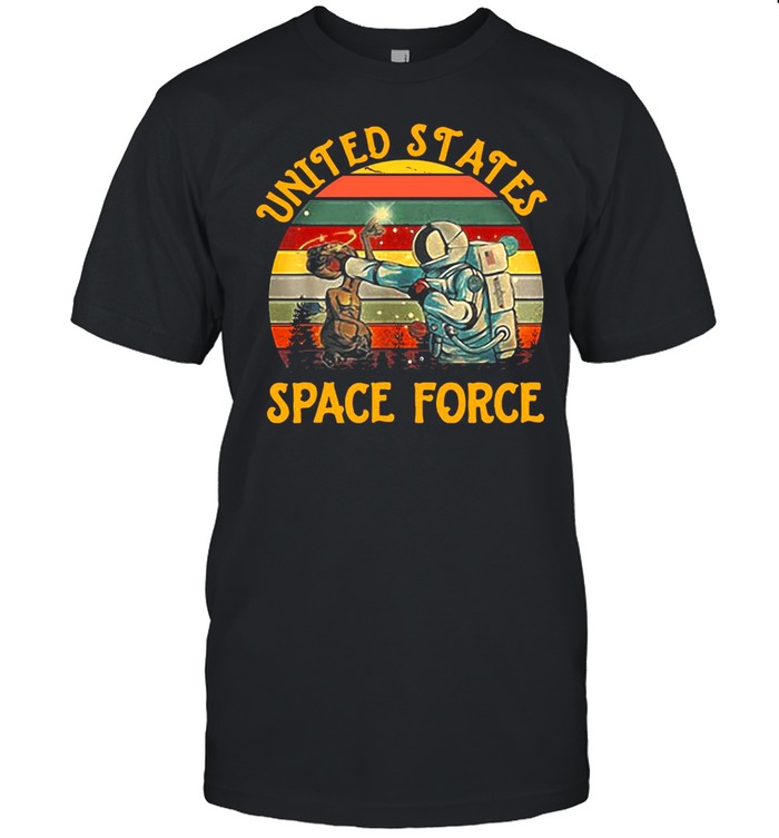 United States Space Force Punch Retro Vintage T-shirt