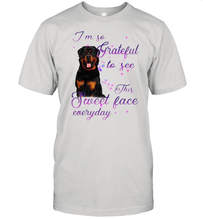 Dog I’m So Grateful To See This Sweet Face Everyday T-shirt