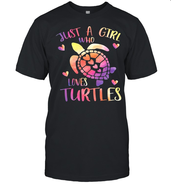 Just A Girl Who Loves Turtles Shirt