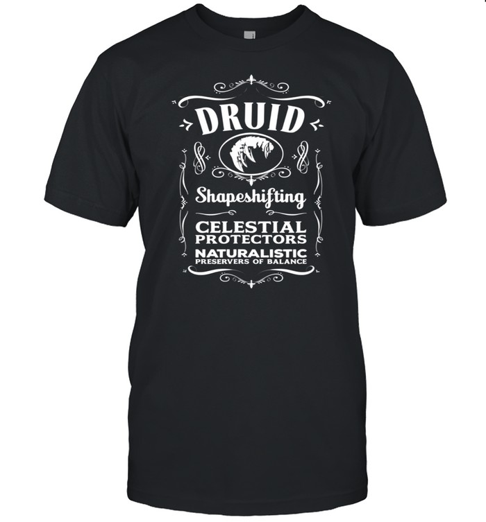 Wow Druid Role Playing Gamer shirt