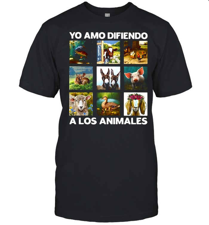 Yo Amo Difiendo A Los Animales T-shirt