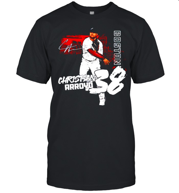 Boston Baseball Christian Arroyo 38 signature shirt