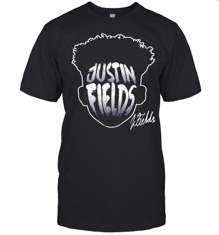 Justin Fields Player Silhouette signature shirt