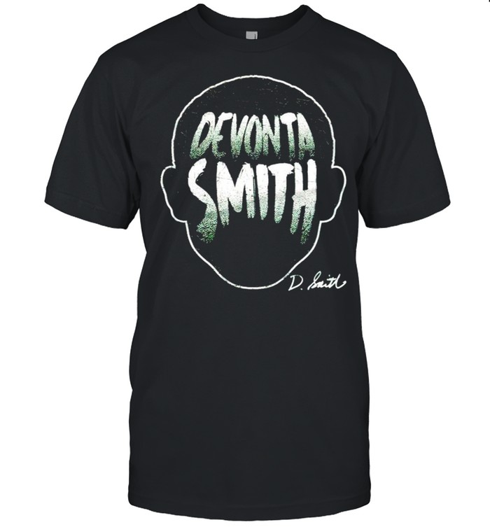 Philadelphia Football Devonta Smith Player Silhouette signature shirt