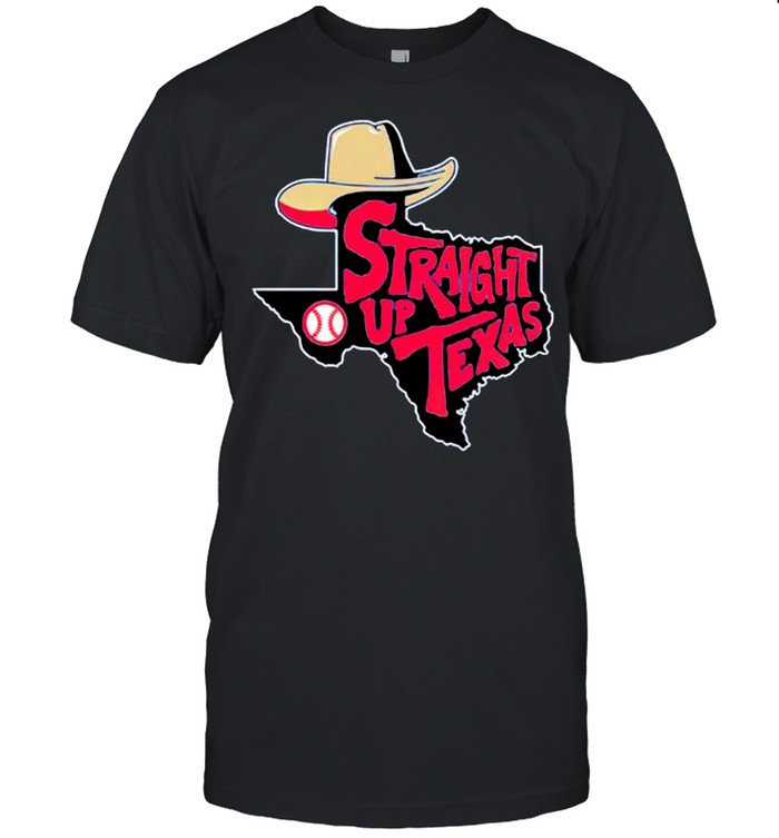 Straight up Texas baseball shirt