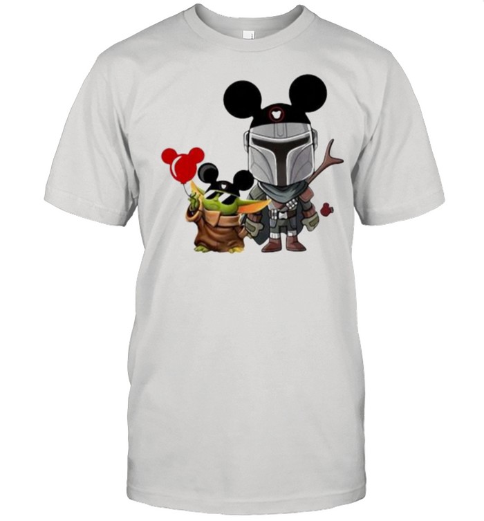 The Mandalorian Baby Yoda Mickey Shirt
