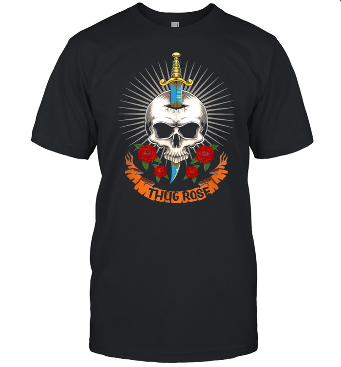 Thug Rose Skull Logo Shirt