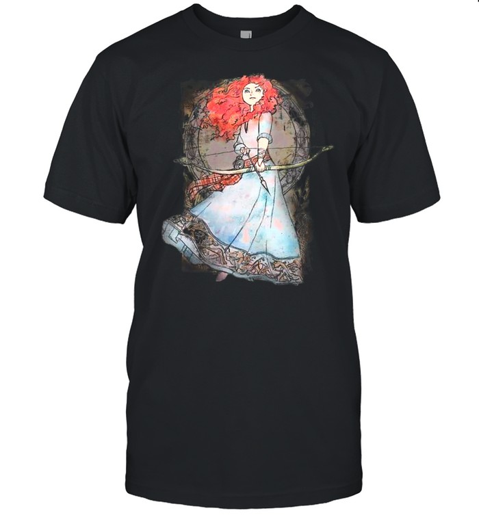 Womens Brave Merida Watercolor Nouveau shirt