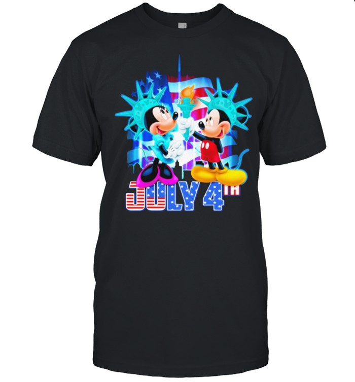 July 4th Independence Minnie And Mickey Mouse Disney Shirt