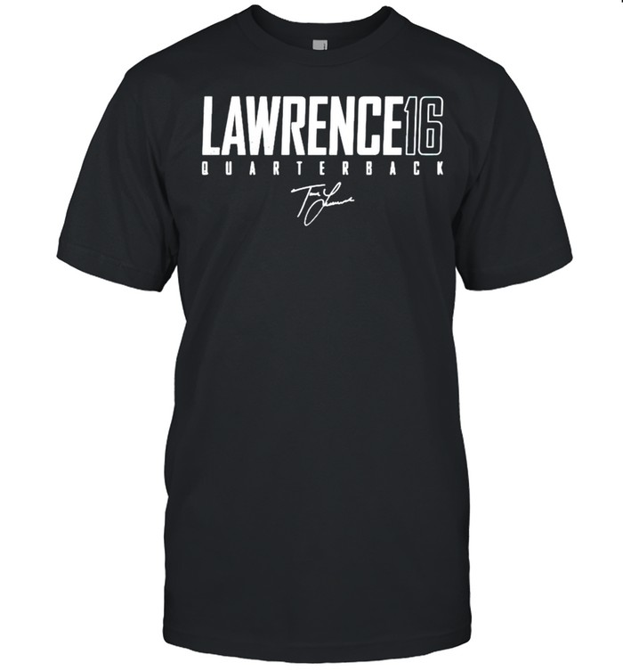 Lawrence 16 quarterback signature shirt