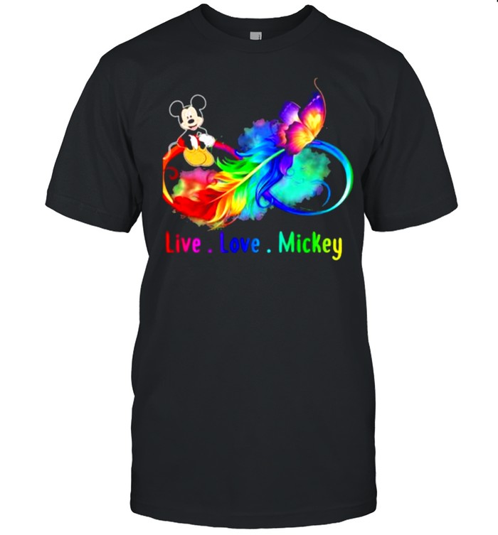 Live Love Mickey Autism Awareness Shirt