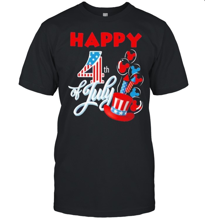 Mickey Mouse happy 4th of july America shirt