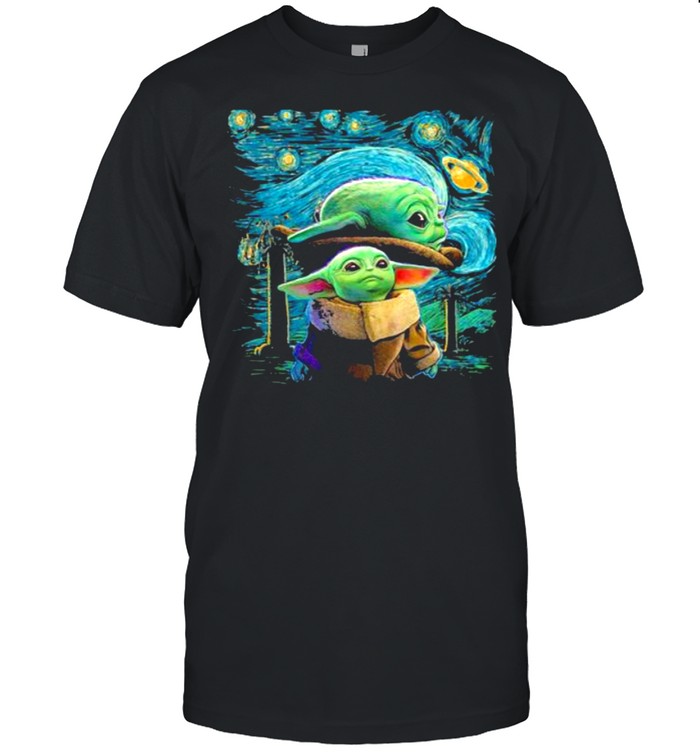 Night Galaxy Yoda Star Wars Shirt