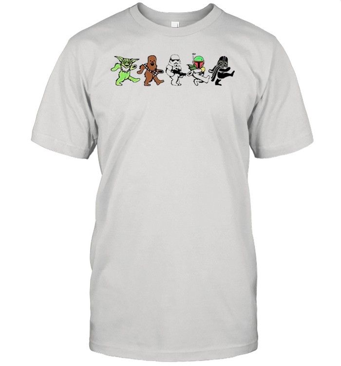 Star Wars characters mashup dancing bear shirt