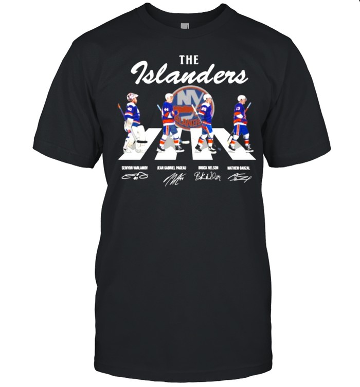 The ny islanders baseball abbey road shirt