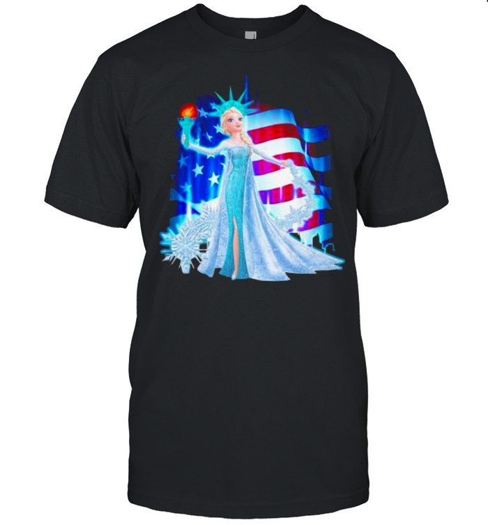 Elsa 4th Of July Independence  Classic Men's T-shirt