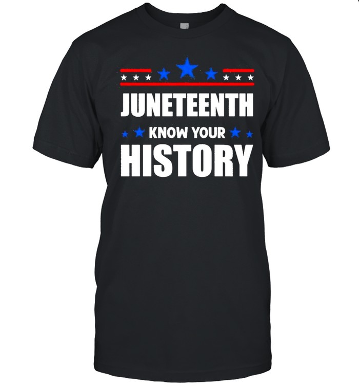 Juneteenth Know Your History – Black Lives Matter shirt