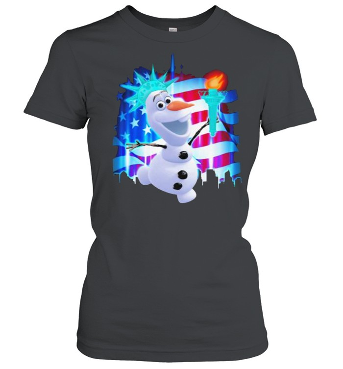 Olaf 4th Of July Independence  Classic Women's T-shirt