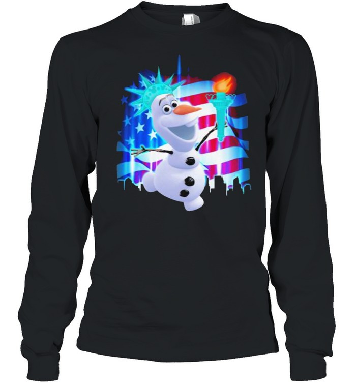 Olaf 4th Of July Independence  Long Sleeved T-shirt
