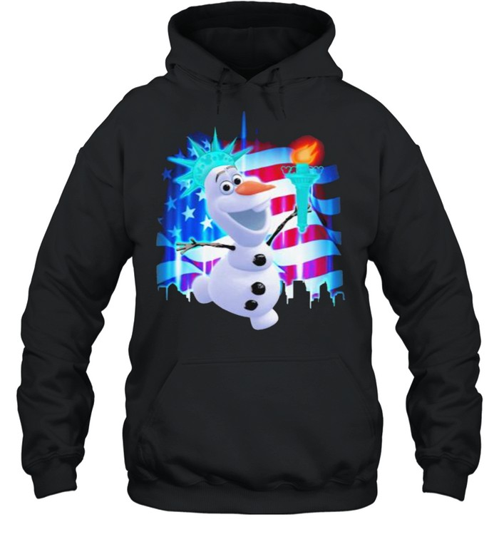 Olaf 4th Of July Independence  Unisex Hoodie