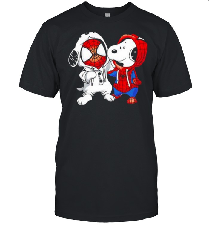 Snoopy And Spiderman Shirt