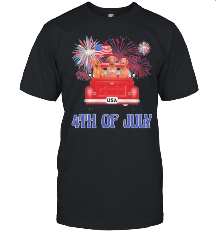 Vizsla 4th Of July American Flag shirt