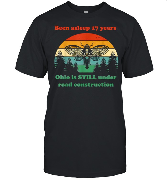 Been Asleep 17 Years Ohio Is Still Under Road Construction Vintage Shirt