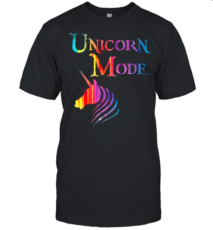 Unicorn mide fitness color shirt