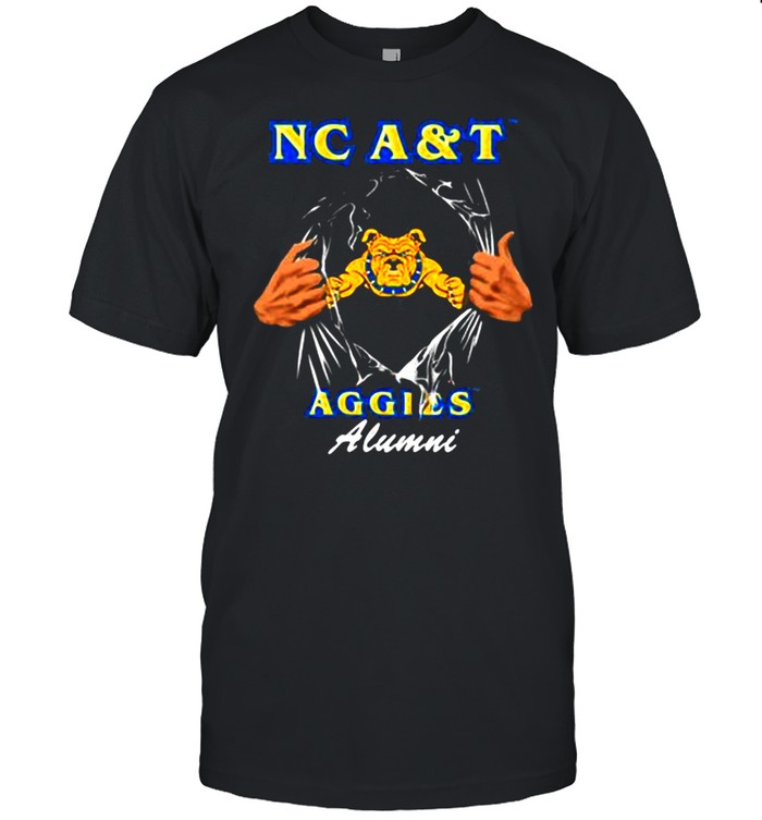 Nc A&T Aggies Alumni Dog Shirt