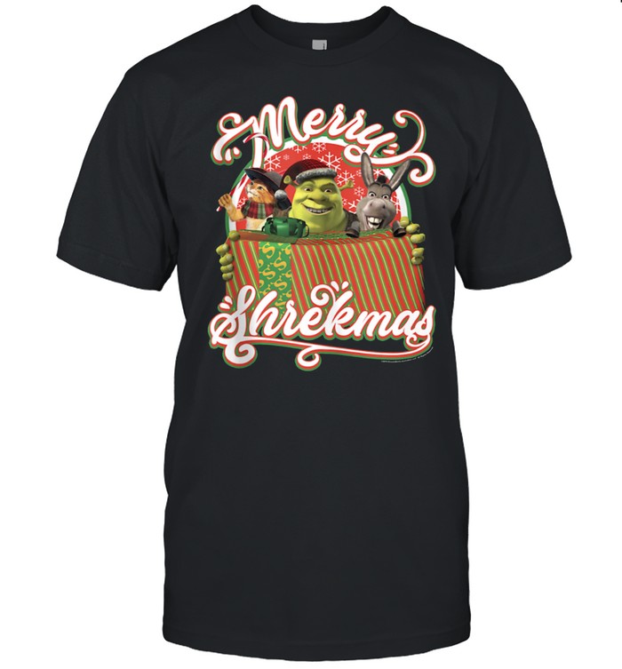 Shrekmas Present Text Poster shirt