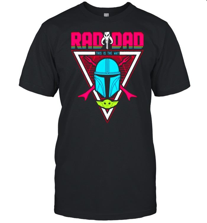 Boba Fett red dad this is the way shirt