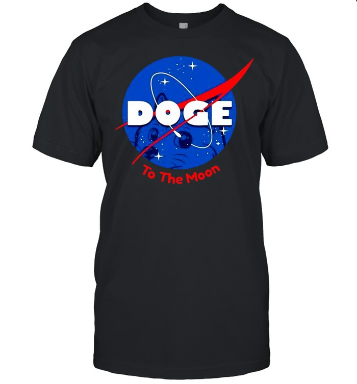 Doge Space To The Moon DogeCoin T-shirt