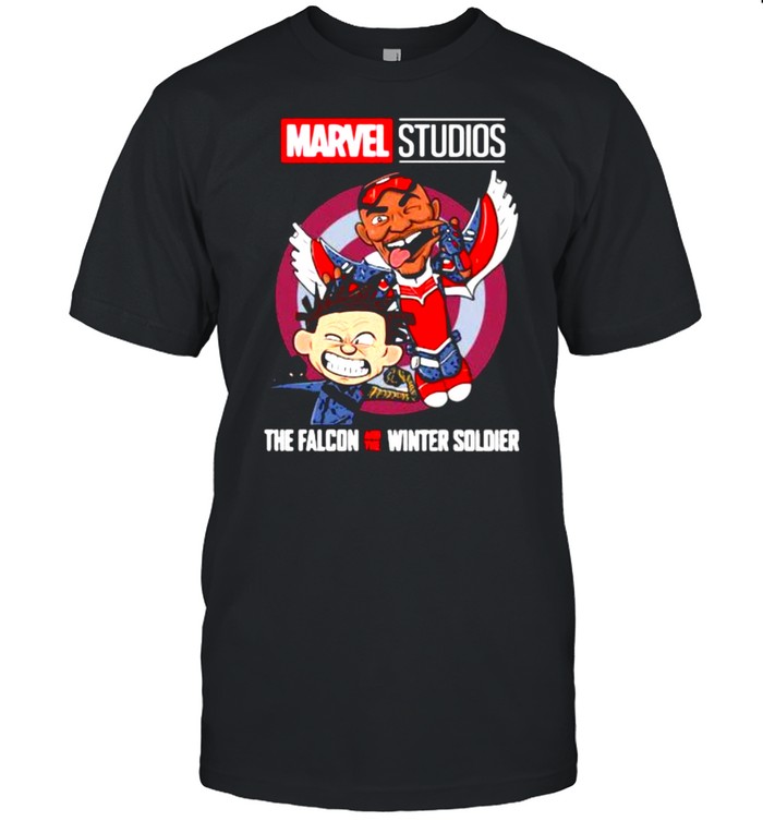 Marvel Studios Falcon And Winter Soldier Chibi Cute Captain America Shirt